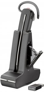 HP Poly Savi 8245 DECT 1880-1900 MHz Headset +USB-A to USB-C Cable +D400