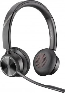 HP Poly Savi 7320-M Headset Wireless Head-band Office/Call center Black