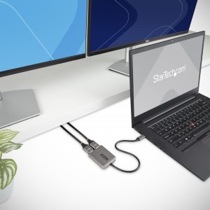 StarTech.com USB-C to Dual HDMI Adapter, USB Type-C Multi-Monitor MST Hub, Dual 4K 60Hz HDMI Laptop Display Extender / Splitter, HDR, Extra-Long Built-In Cable - Windows Only