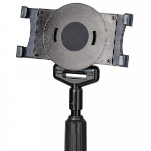 StarTech.com Mobile Tablet Stand with Lockable Wheels - Height Adjustable Cart - Universal Rolling Floor Stand for Tablets from 7 to 11 inch, Portable Tablet Stand w/ Detachable Tablet Holder