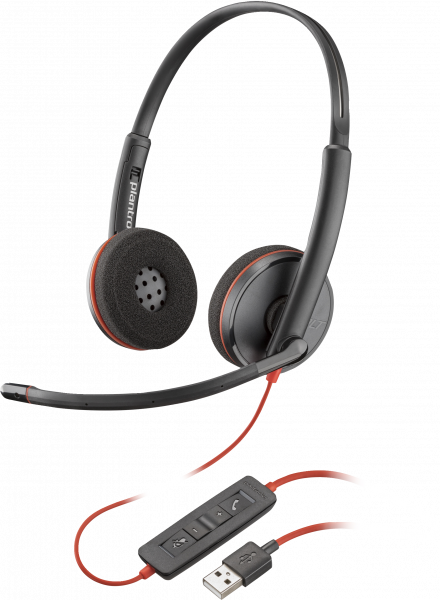 HP Poly Blackwire C3220 UC USB-A Headset