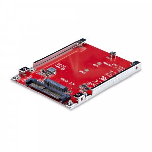 StarTech.com M.2 to U.3 Adapter for M.2 NVMe SSDs, PCIe M.2 Drive to 2.5inch U.3 (SFF-TA-1001) Host Adapter/Converter, TAA Compliant - 2.5″ Drive Form Factor