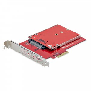 StarTech.com M.2 to U.3 Adapter for M.2 NVMe SSDs, PCIe M.2 Drive to 2.5inch U.3 (SFF-TA-1001) Host Adapter/Converter, TAA Compliant - 2.5" Drive Form Factor