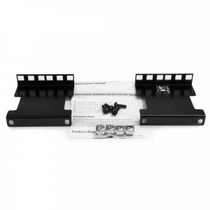 StarTech.com Server Rack Depth Extender - 2U - 4in / 10 cm - TAA Compliant - Recessed Rack Adapter - Rack Mount Adapter Kit - Network Rack Extender