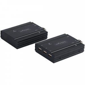 StarTech.com 4K HDMI KVM Extender over Fiber - HDMI Video & USB Remote KVM Switch/Console Extender - up to 984ft/300m (MultiMode) - 2x 10G MMF SFP+ modules - KVM Extension Kit (TX/RX) - TAA