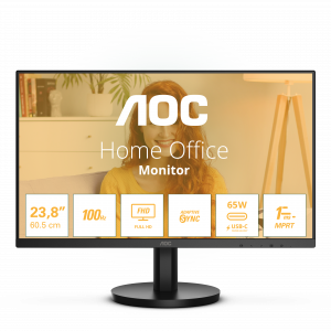 AOC 24B3CA2 computer monitor 60.5 cm (23.8″) 1920 x 1080 pixels Full HD LED Black