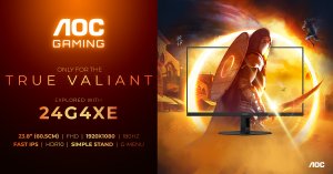 AOC 24G4XE computer monitor 60.5 cm (23.8") 1920 x 1080 pixels Full HD LCD Black, Grey
