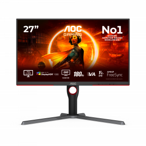 AOC G3 Q27G3XMN/BK computer monitor 68.6 cm (27″) 2560 x 1440 pixels 2K Ultra HD LED Black, Red
