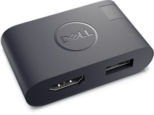 DELL DA20 USB Type-C HDMI + USB Black