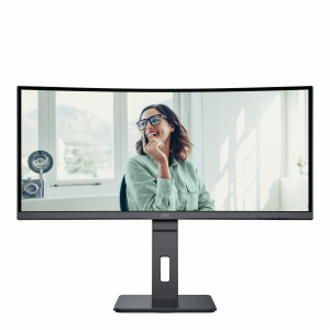 AOC CU34P3CV computer monitor 86.4 cm (34") 3440 x 1440 pixels UltraWide Quad HD LED Black