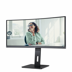 AOC CU34P3CV computer monitor 86.4 cm (34") 3440 x 1440 pixels UltraWide Quad HD LED Black