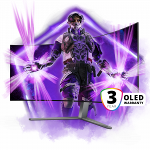 AOC AGON PRO AG456UCZD computer monitor 113 cm (44.5") 3440 x 1440 pixels Wide Quad HD OLED Black, Grey