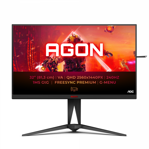 AOC AGON 5 AG325QZN/EU computer monitor 80 cm (31.5") 2560 x 1440 pixels Quad HD LED Black