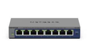 NETGEAR GS108Ev4 Unmanaged L2/L3 Gigabit Ethernet (10/100/1000) Grey