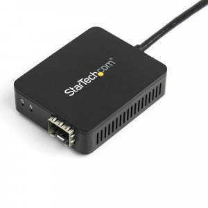 StarTech.com USB 3.0 to Fiber Optic Converter - Compact USB to Open SFP Adapter - USB to Gigabit Network Adapter - USB 3.0 Fiber Adapter Multi Mode(MMF)/Single Mode Fiber(SMF) Compatible