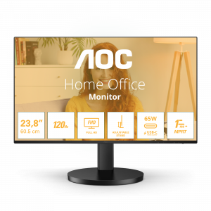 AOC B3 24B3CF2 computer monitor 60.5 cm (23.8″) 1920 x 1080 pixels Full HD LED Black
