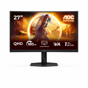 AOC G4 CQ27G4X computer monitor 68.6 cm (27″) 2560 x 1440 pixels Quad HD LCD Black