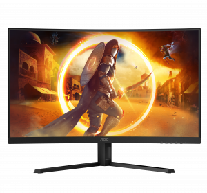 AOC G4 CQ32G4VE computer monitor 80 cm (31.5") 2560 x 1440 pixels Quad HD LCD Black, Grey