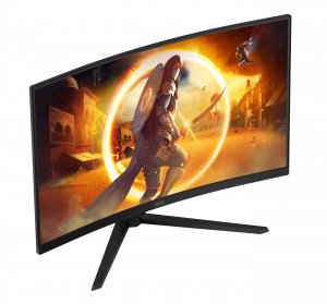 AOC G4 CQ32G4VE computer monitor 80 cm (31.5") 2560 x 1440 pixels Quad HD LCD Black, Grey