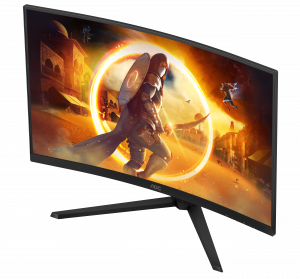 AOC G4 CQ32G4VE computer monitor 80 cm (31.5") 2560 x 1440 pixels Quad HD LCD Black, Grey