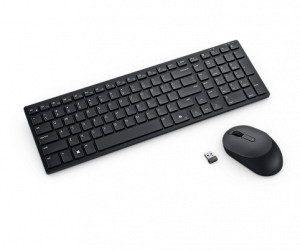 DELL KM555 keyboard Mouse included Universal RF Wireless + Bluetooth QWERTY UK International Black