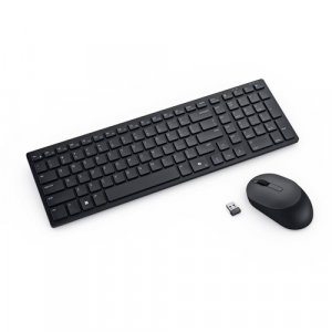 DELL KM555 keyboard Mouse included Universal RF Wireless + Bluetooth QWERTY UK International Black