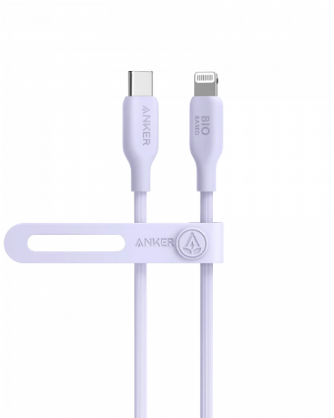 Anker A80B1HV1 lightning cable 0.9 m Violet
