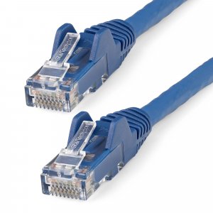 StarTech.com 5m CAT6 Ethernet Cable - LSZH (Low Smoke Zero Halogen) - 10 Gigabit 250Mhz 100W PoE RJ45 10GbE UTP Network Patch Cord Snagless with Strain Relief - Blue, CAT 6, ETL Verified, 24AWG
