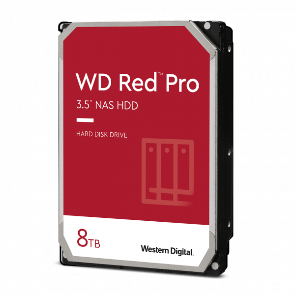 Western Digital Red Pro internal hard drive 8 TB 7200 RPM 256 MB 3.5" Serial ATA