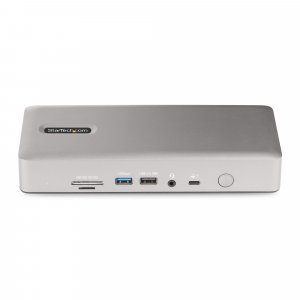 StarTech.com Universal USB4 & Thunderbolt 4 Docking Station, Quad Display on Windows, Dual Display on MacBook, HDMI DP Dock with 98W Laptop Charging