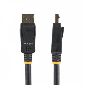 StarTech.com 2m (6.6ft) VESA Certified DisplayPort Cable - 10 Pack - DisplayPort 1.2 Cord with Latches, 4K 60Hz UHD, DP to DP Cable for Monitor, Latching DP Connectors