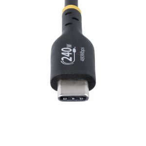StarTech.com 4m USB-C Charging Cable, USB-IF Certified USB C Cable, 240W PD EPR, USB 2.0 Type-C Laptop Charger Cord, USB-C Data Transfer Cable, TPE Jacket, M/M