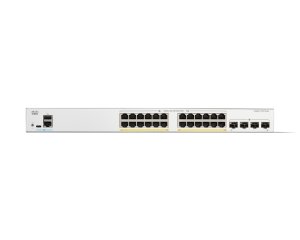 Cisco Catalyst 1200-24FP-4G Smart Switch, 24 Port GE, Full PoE, 4x1GE SFP, Limited Lifetime Protection (C1200-24FP-4G)