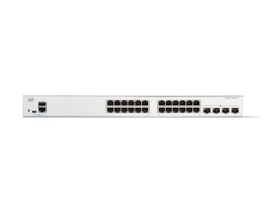 Cisco Catalyst 1200-24T-4X Smart Switch, 24 Port GE, 4x10GE SFP+, Limited Lifetime Protection (C1200-24T-4X)
