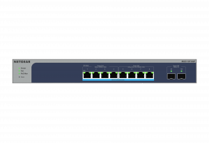 NETGEAR 8-Port Multi-Gigabit/10g Ethernet Ultra60 PoE++ Smart Managed Pro Switch with 2 SFP+ Ports (MS510TXUP)