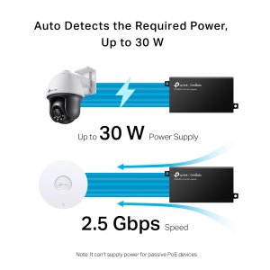 TP-Link Omada 2.5G PoE+ Injector Adapter