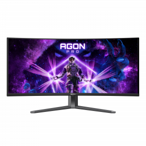 AOC AGON PRO AG346UCD computer monitor 86.4 cm (34") 3440 x 1440 pixels Wide Quad HD QD-OLED Black, Grey