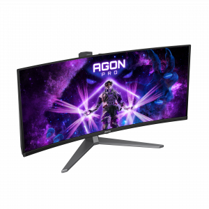 AOC AGON PRO AG346UCD computer monitor 86.4 cm (34") 3440 x 1440 pixels Wide Quad HD QD-OLED Black, Grey