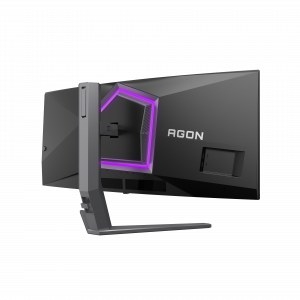 AOC AGON PRO AG346UCD computer monitor 86.4 cm (34") 3440 x 1440 pixels Wide Quad HD QD-OLED Black, Grey