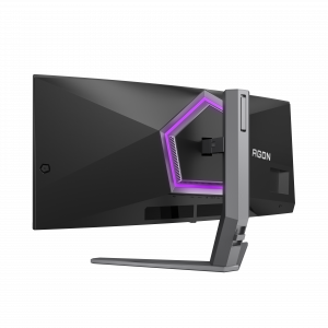 AOC AGON PRO AG346UCD computer monitor 86.4 cm (34") 3440 x 1440 pixels Wide Quad HD QD-OLED Black, Grey