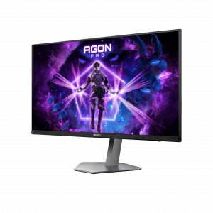 AOC AGON PRO AG276QZD2 computer monitor 67.3 cm (26.5") 2560 x 1440 pixels Quad HD QD-OLED Black, Grey