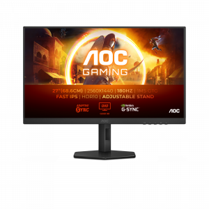 AOC G4 Q27G4XF computer monitor 68.6 cm (27") 2560 x 1440 pixels Quad HD LED Black, Grey