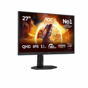 AOC G4 Q27G4XF computer monitor 68.6 cm (27") 2560 x 1440 pixels Quad HD LED Black, Grey