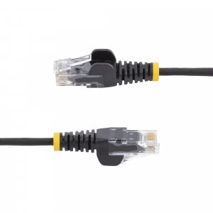 StarTech.com 1.5 m CAT6 Cable - Slim - Snagless RJ45 Connectors - Black