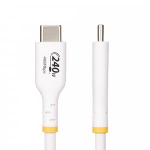 StarTech.com 3m White USB-C Charging Cable, USB-IF Certified USB C Cable, 240W PD EPR, USB 2.0 Type-C Laptop Charger Cord, USB-C Data Transfer Cable, TPE Jacket