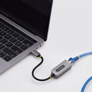 StarTech.com 2.5GbE USB-C to Ethernet Adapter, NBASE-T NIC, USB 3.0 Type-C 2.5/1G Multi Speed Network, Thunderbolt Compatible, Windows & Mac