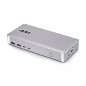 StarTech.com Dual-Monitor USB4 Docking Station, Dual 4K 120Hz or Single 8K 60Hz HDMI, 100W Laptop Charging, 2.5GbE, USB-C Multi-Monitor Dock, Driverless