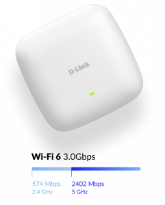 D-Link AX3000 Wi-Fi 6 Dual-Band PoE Access Point