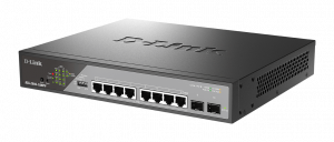 D-Link 10-Port Gigabit Ethernet PoE++ Surveillance Switch
