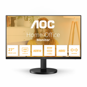 AOC B3 U27B3CF computer monitor 68.6 cm (27") 3840 x 2160 pixels 4K Ultra HD LCD Black
